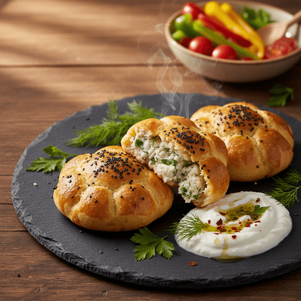 Glutensiz Nohut Unlu Poğaça tarifi görseli - 12 kişilik, 231 TL maliyet