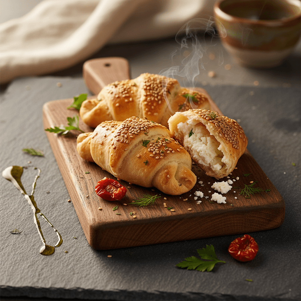 Peynirli Ay Poğaça tarifi görseli - 12 kişilik, 152 TL maliyet