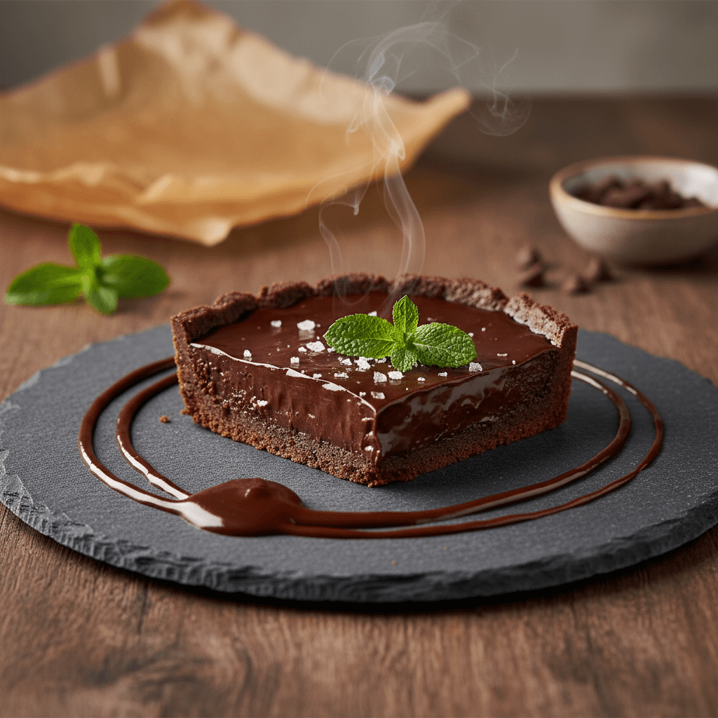 Çikolatalı Deniz Tuzlu Tart tarifi görseli - 8 kişilik, 200 TL maliyet