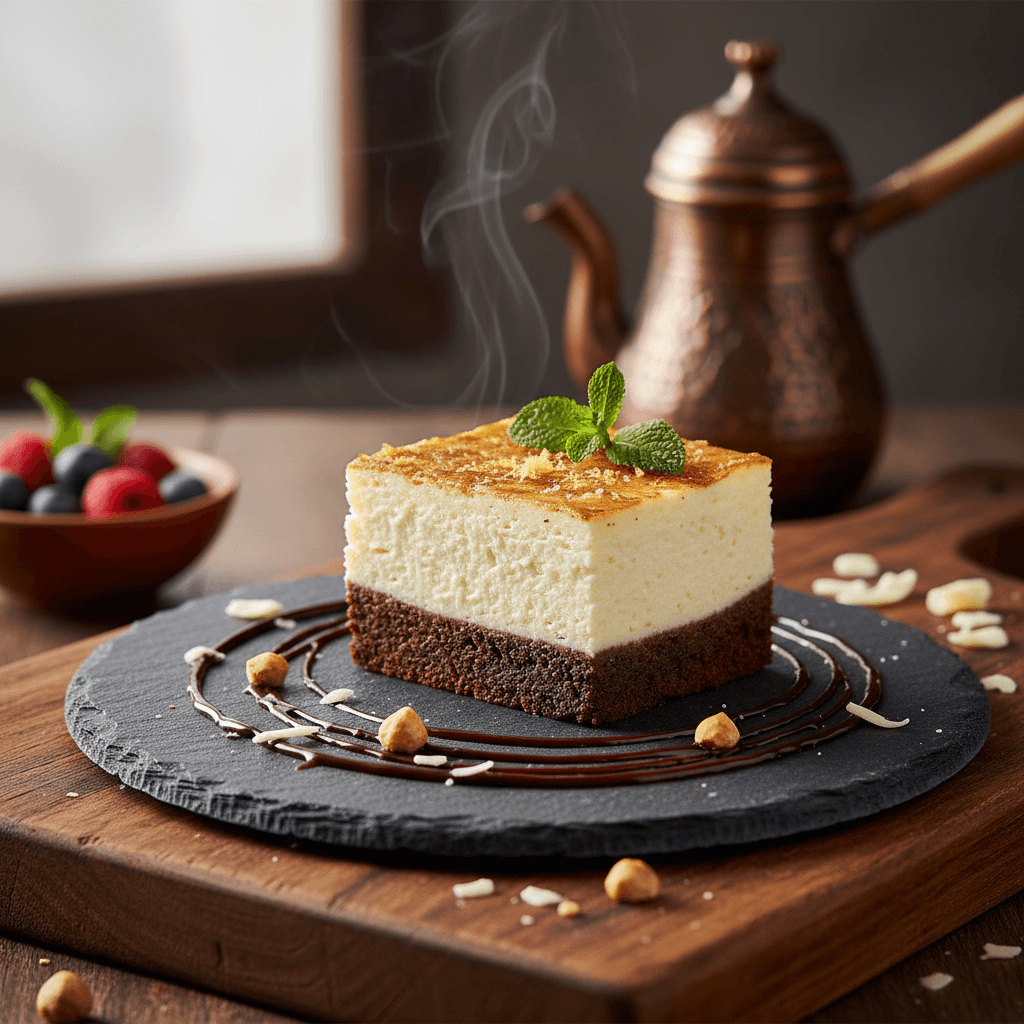Brownie Cheesecake tarifi görseli - 8 kişilik, 549 TL maliyet