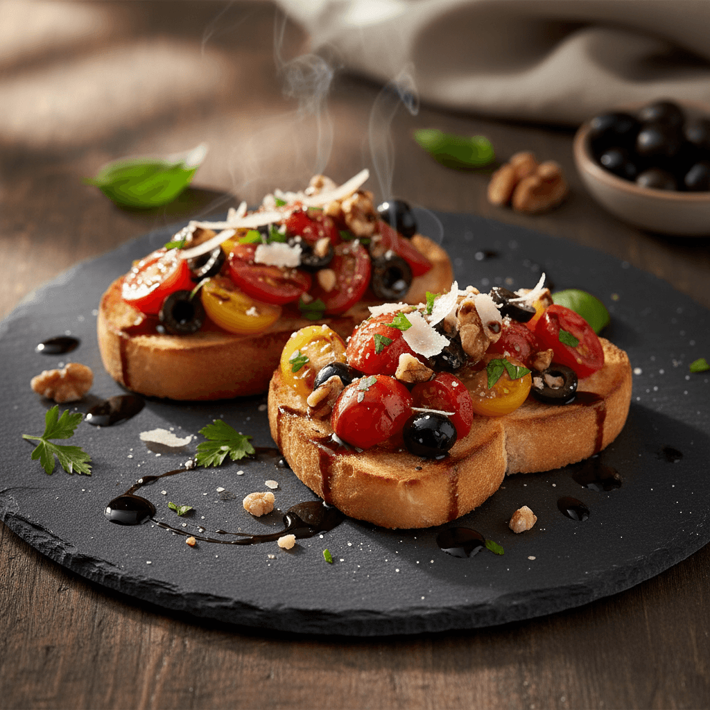 Kalpli Bruschetta tarifi görseli - 2 kişilik 185 TL