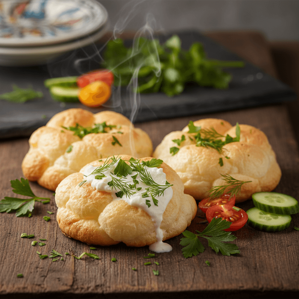 3 Malzemeli Bulut Ekmek tarifi görseli - 8 kişilik, 40 TL maliyet