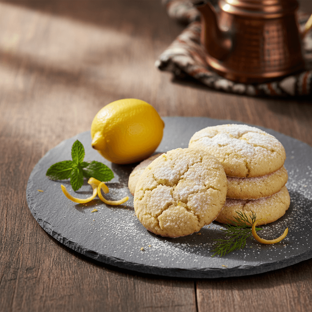 4 Malzemeli Limonlu Kurabiye tarifi görseli - 12 kişilik, 98 TL maliyet