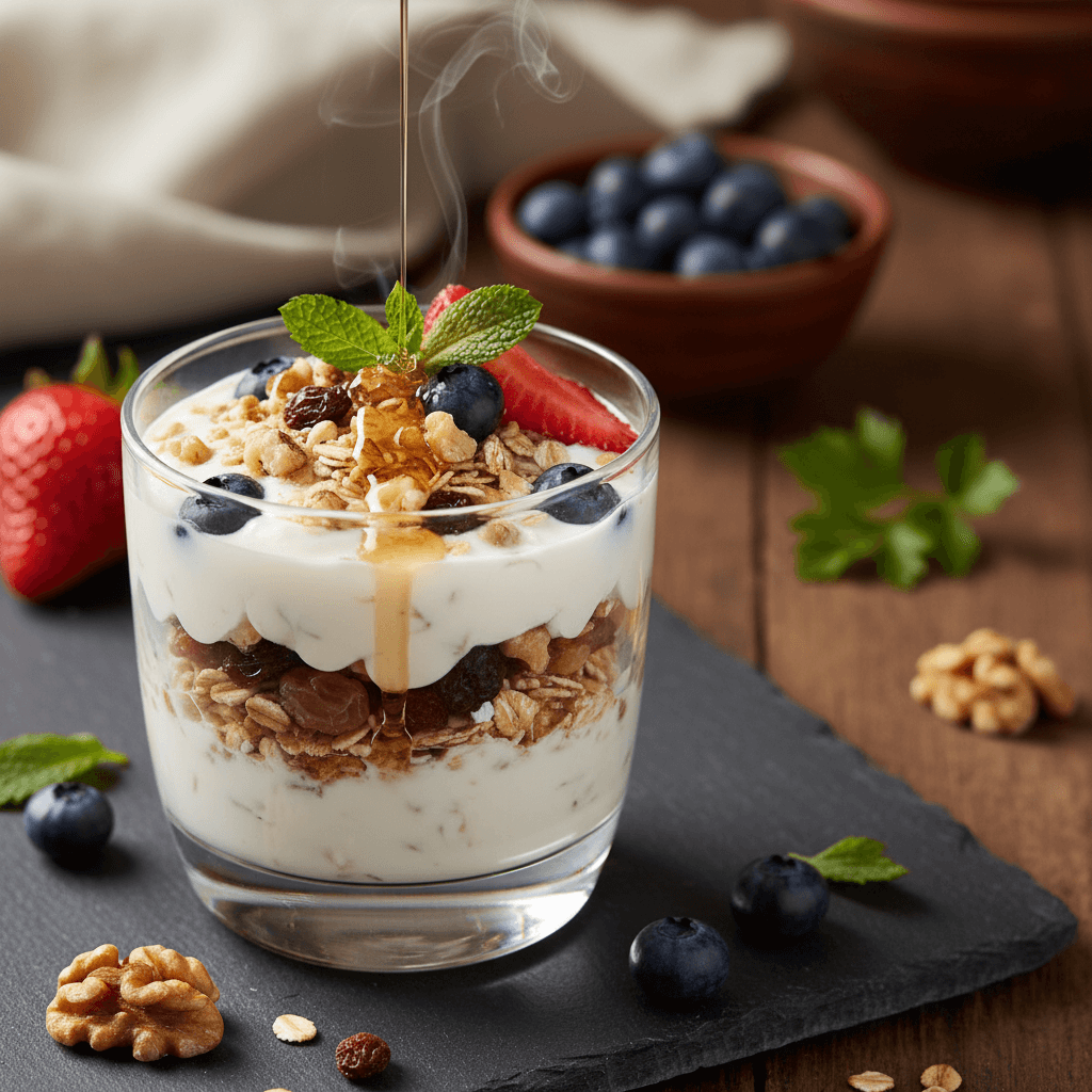 Yoğurtlu Müsli tarifi görseli - 4 kişilik, 355 TL maliyet