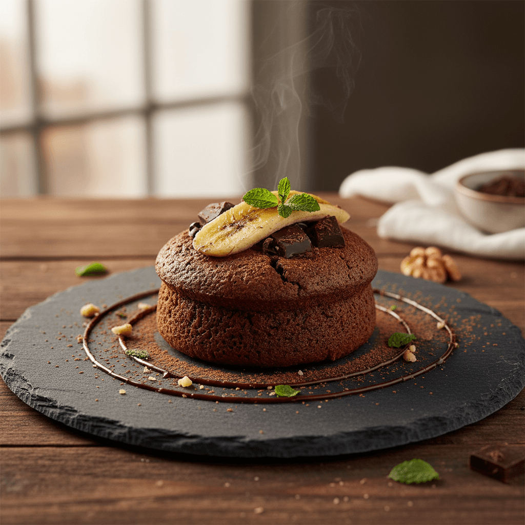 Çikolatalı Muzlu Pofidik Fit Kek tarifi görseli - 6 kişilik, 89 TL maliyet