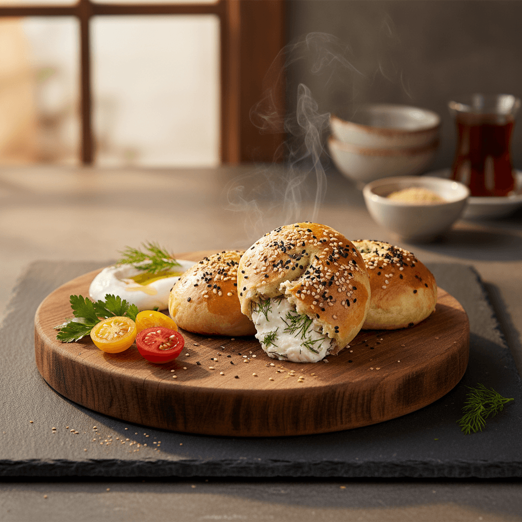 Dereotlu Peynirli Poğaça tarifi görseli - 16 kişilik, 181 TL maliyet