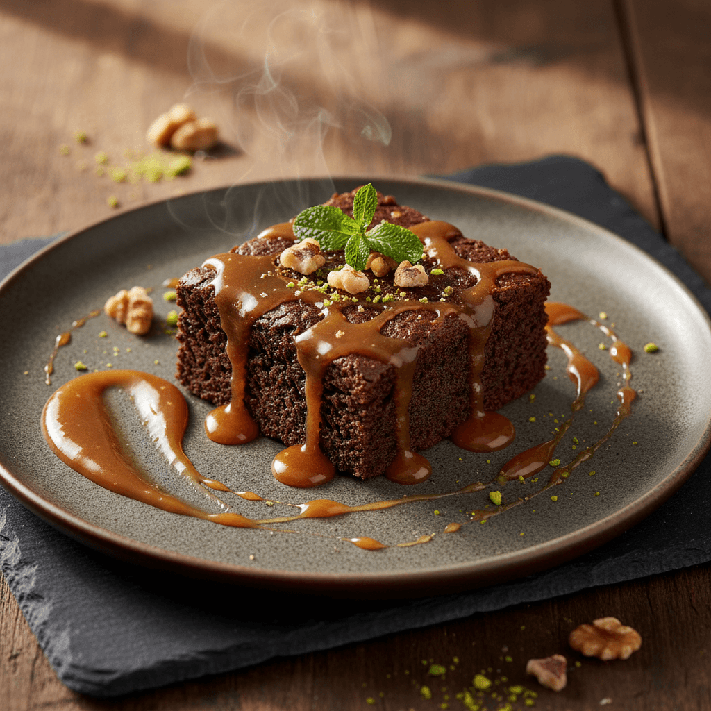 Karamelli Brownie tarifi görseli - 8 kişilik, 396 TL maliyet
