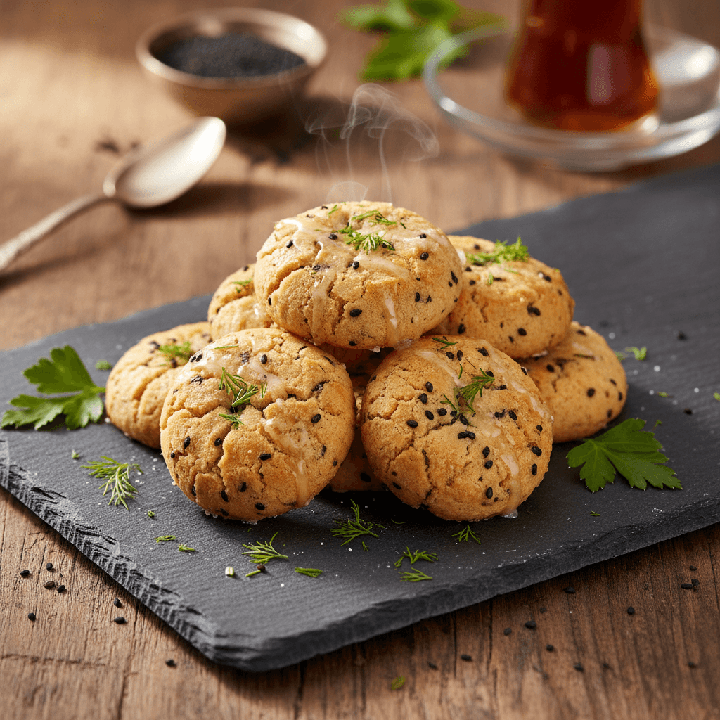 Çörek Otlu Bit Kurabiye tarifi görseli - 90 kişilik, 97 TL maliyet