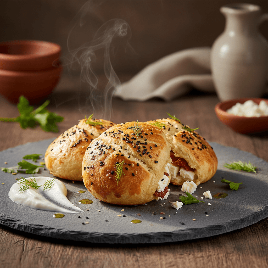 Mayasız Yoğurtlu Poğaça tarifi görseli - 15 kişilik, 310 TL maliyet
