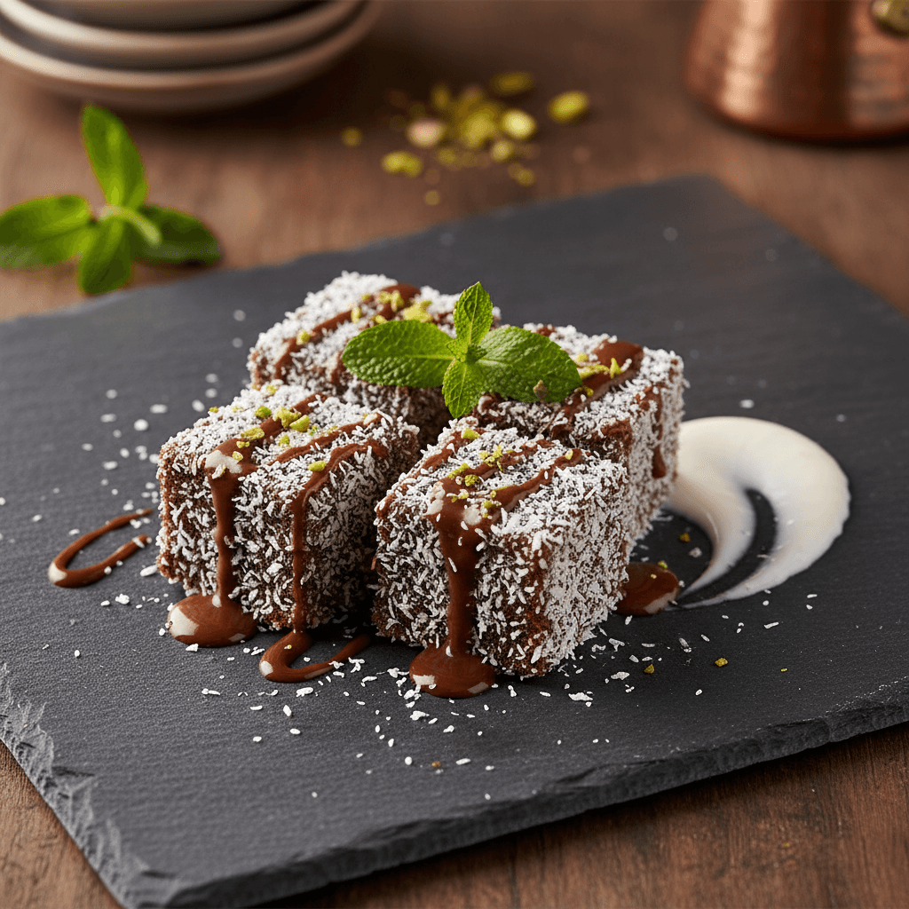 Hindistan Cevizi Kaplı Lokum Kek tarifi görseli - 30 kişilik, 104 TL maliyet