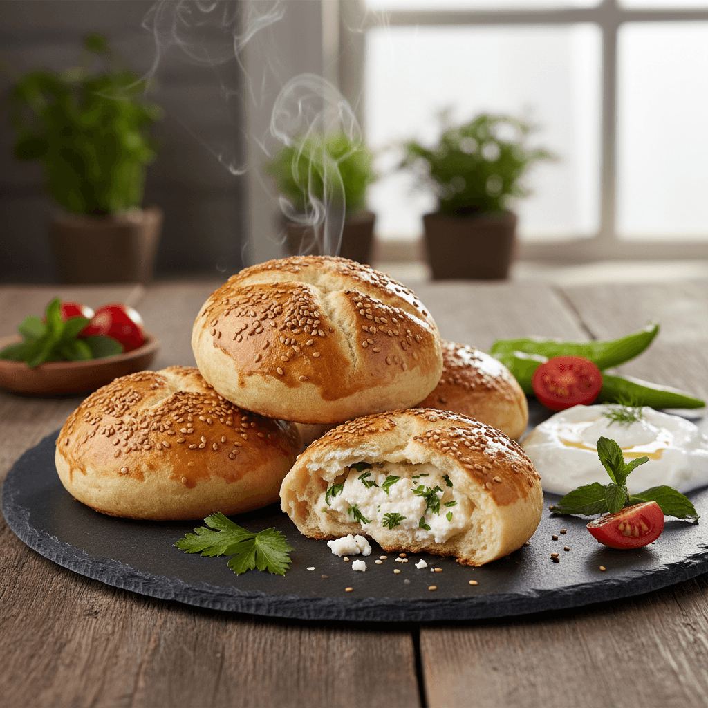 Bayatlamayan Kabartma Tozlu Poğaça tarifi görseli - 18 kişilik, 280 TL maliyet