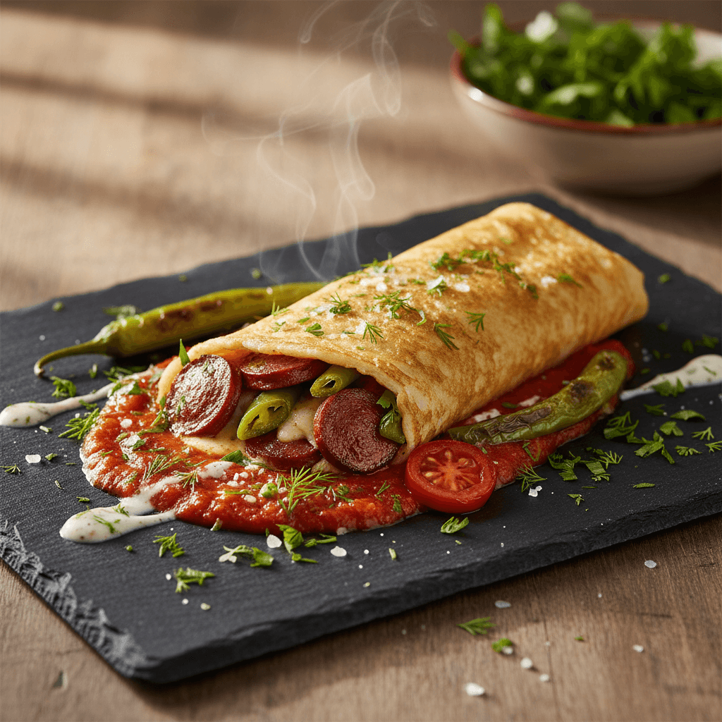 Sosisli Krep tarifi görseli - 4 kişilik, 839 TL maliyet
