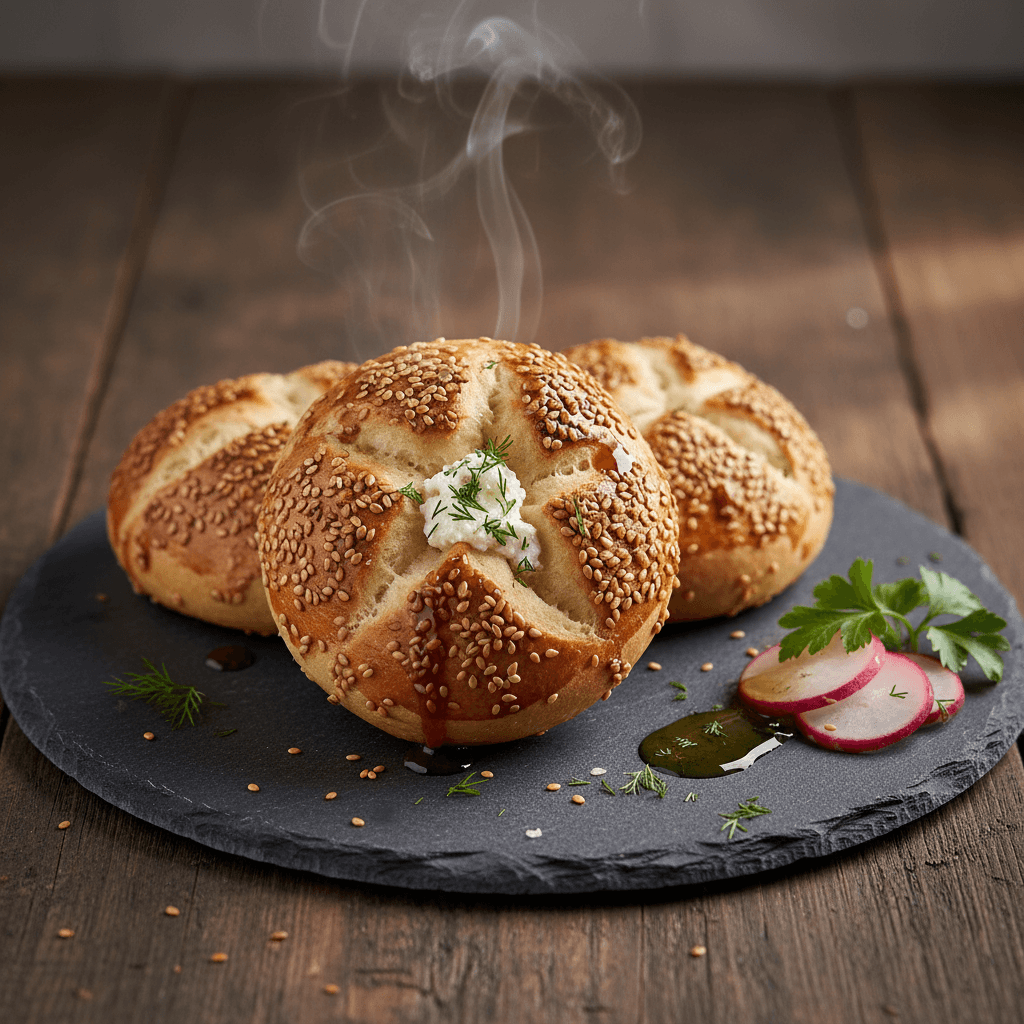 Mayasız Simit Poğaça tarifi görseli - 12 kişilik, 199 TL maliyet