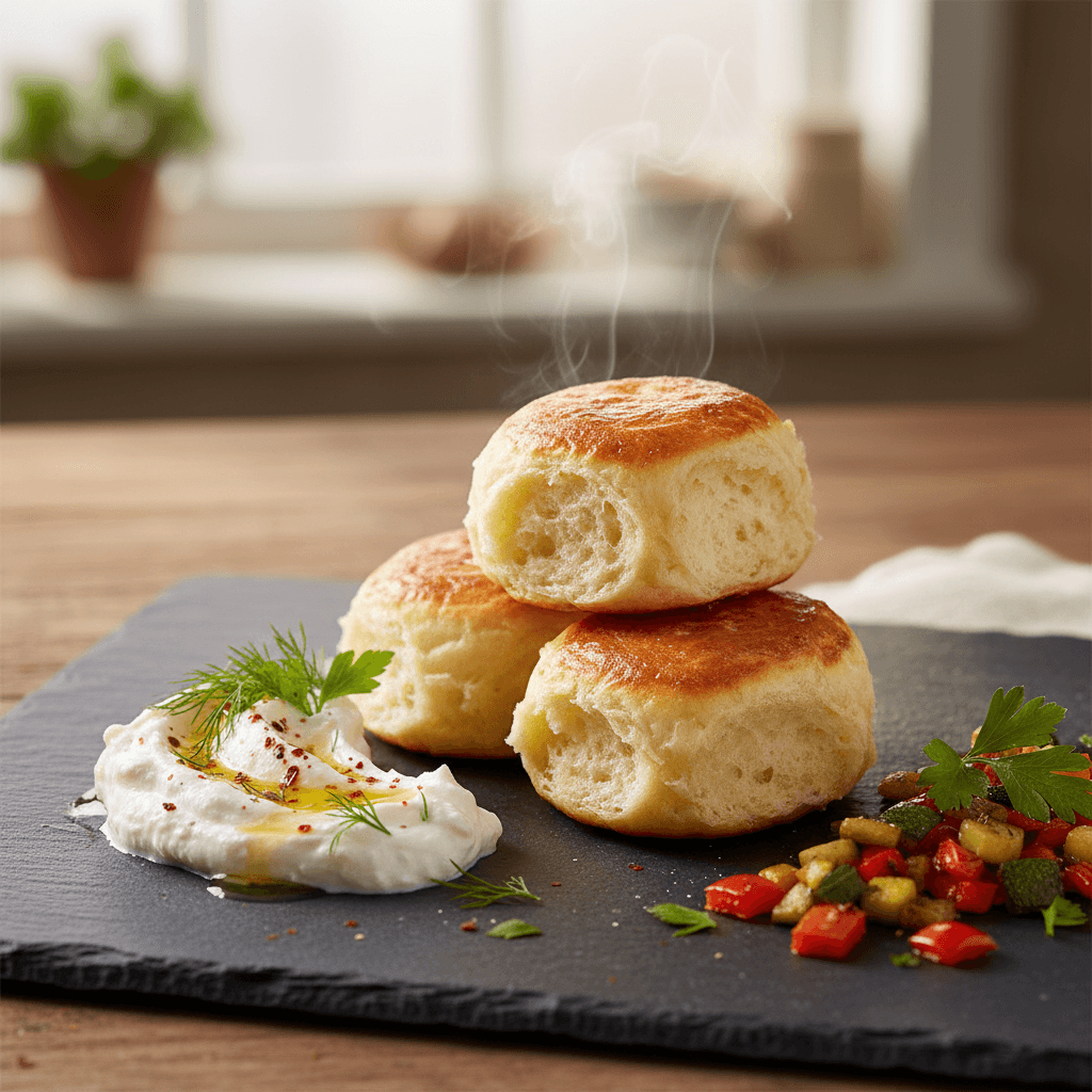 Kremalı Sünger Poğaça tarifi görseli - 12 kişilik, 111 TL maliyet