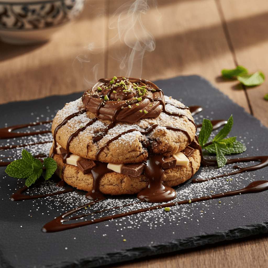 Çikolata Dolu Kurabiye Pasta tarifi görseli - 20 kişilik, 507 TL maliyet