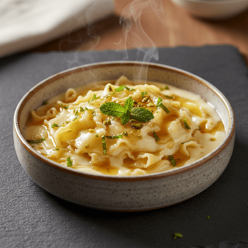 Pasta Muhallebisi tarifi görseli - 4 kişilik