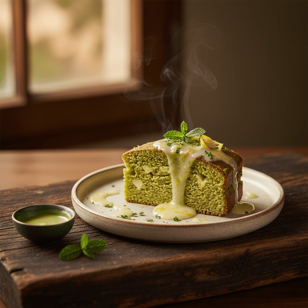 Matcha Çaylı Kek tarifi görseli - 6 kişilik, 294 TL maliyet