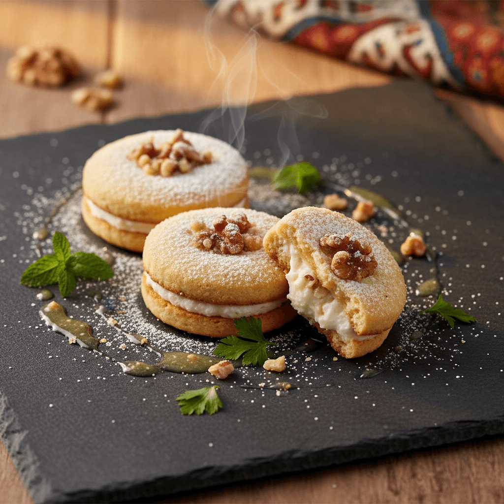 Kaymaklı Cevizli Kurabiye tarifi görseli - 13 kişilik, 81 TL maliyet