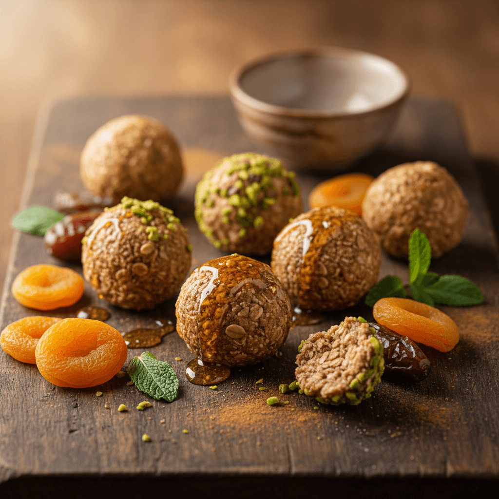 Kayısılı Yulaf Topları tarifi görseli - 15 kişilik, 195 TL maliyet