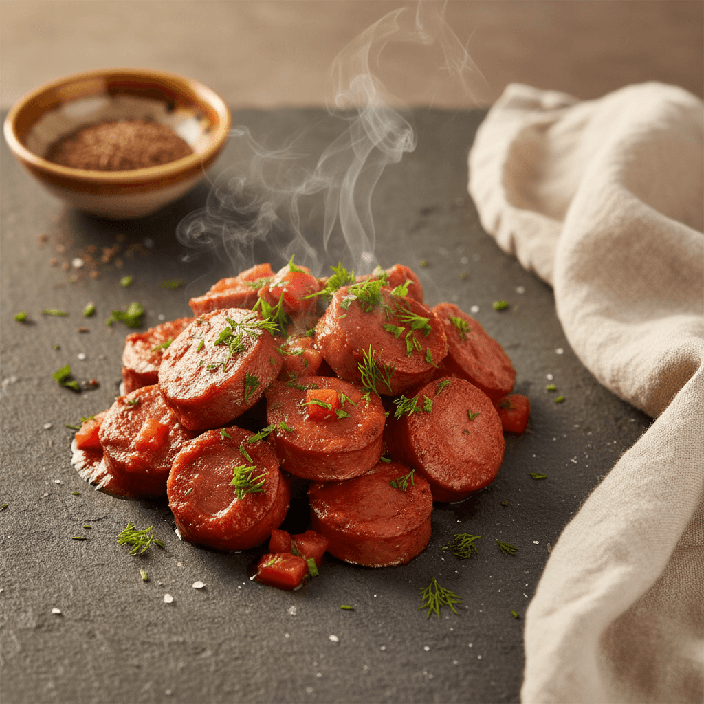Salça Soslu Sosis tarifi - 4 kişilik 497 TL maliyet