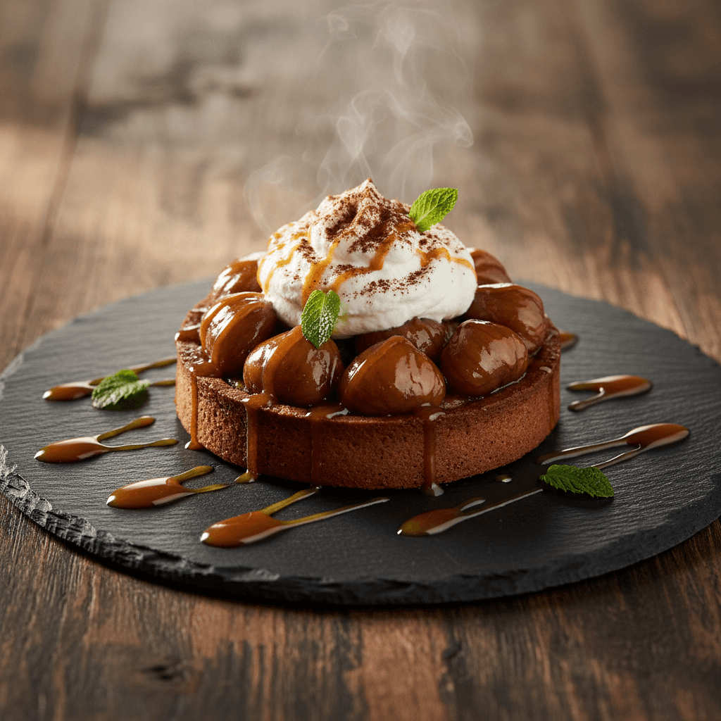 Kestaneli Tart tarifi görseli - 6 kişilik, 220 TL maliyet