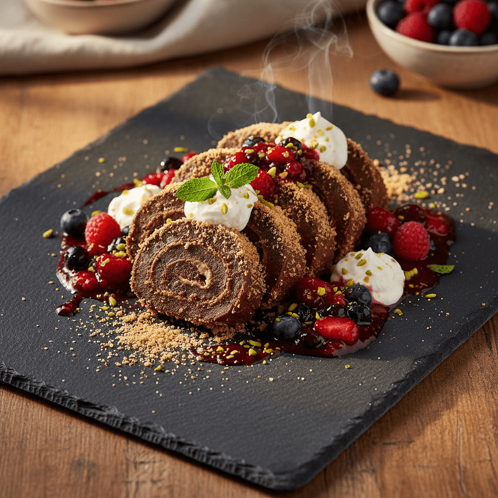 Meyve Soslu Kakaolu Saray Sarması tarifi görseli - 8 kişilik, 283 TL maliyet