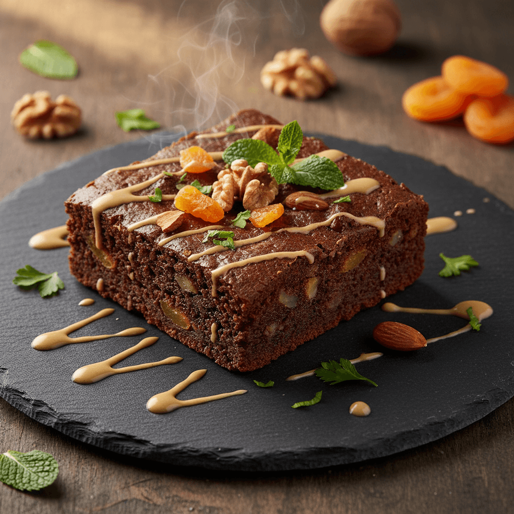 Muzlu Fit Brownie tarifi görseli - 8 kişilik, 258 TL maliyet