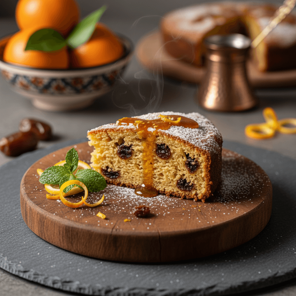 Şekersiz Portakallı Kek tarifi görseli - 8 kişilik, 95 TL maliyet
