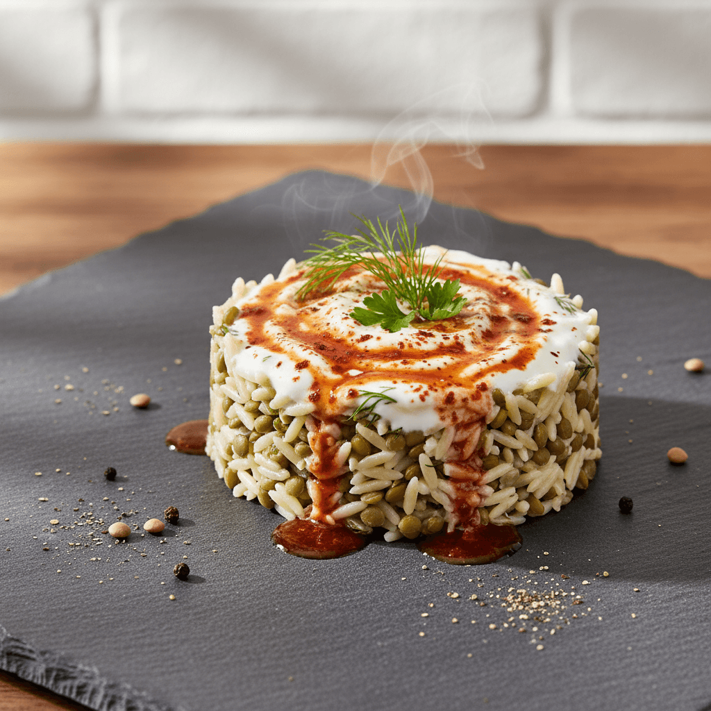 Yoğurtlu Yeşil Mercimek Salatası tarifi görseli - 3 kişilik, 53 TL maliyet