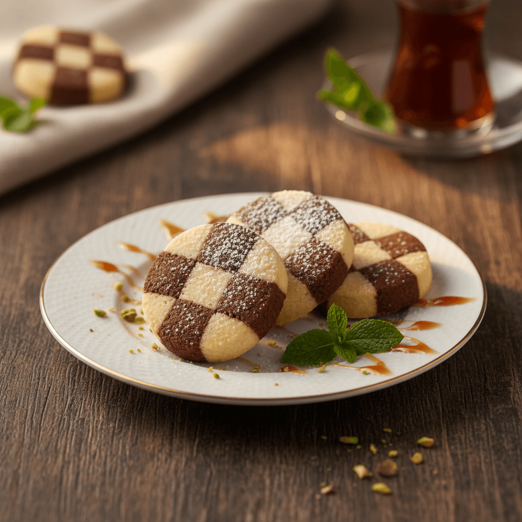 Damalı Kurabiye tarifi görseli - 12 kişilik, 188 TL maliyet
