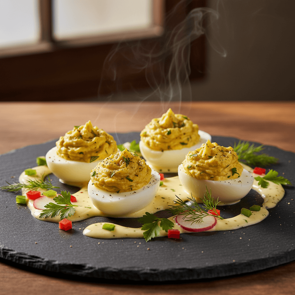 Çeşnili Yumurta Dolması tarifi görseli - 4 kişilik, 58 TL maliyet