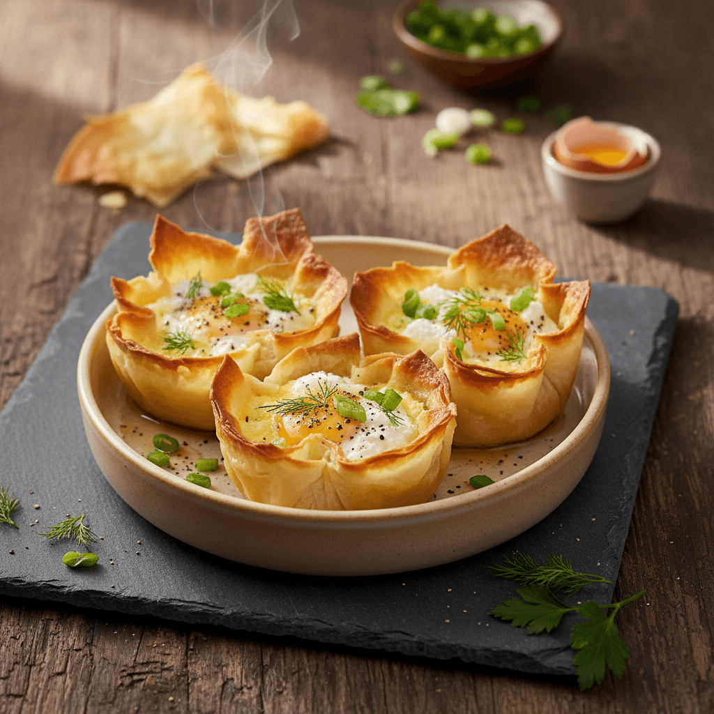 Peynirli Yufka Çanakları tarifi görseli - 3 kişilik, 295 TL maliyet