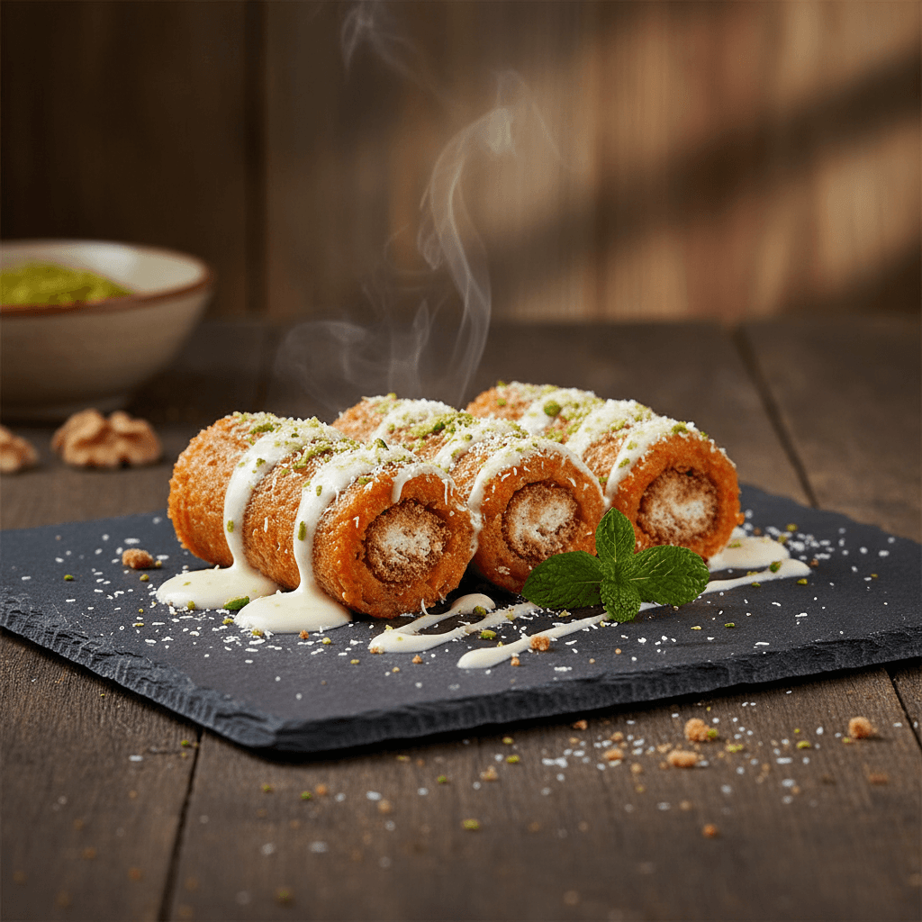 Havuç Rulo Tatlısı tarifi görseli - 8 kişilik, 99 TL maliyet