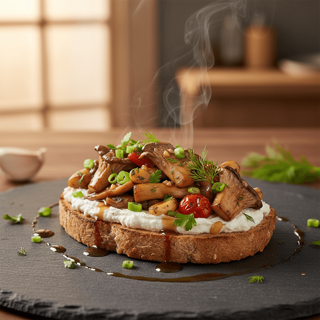 İstiridye Mantarlı Tapas tarifi görseli - 2 kişilik, 120 TL maliyet