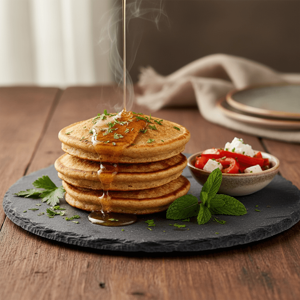Tam Buğday Unlu Pancake tarifi görseli - 6 kişilik 70 TL