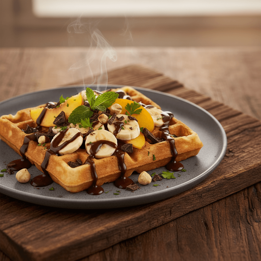Tost Makinesinde Waffle tarifi görseli - 2 kişilik, 144 TL maliyet