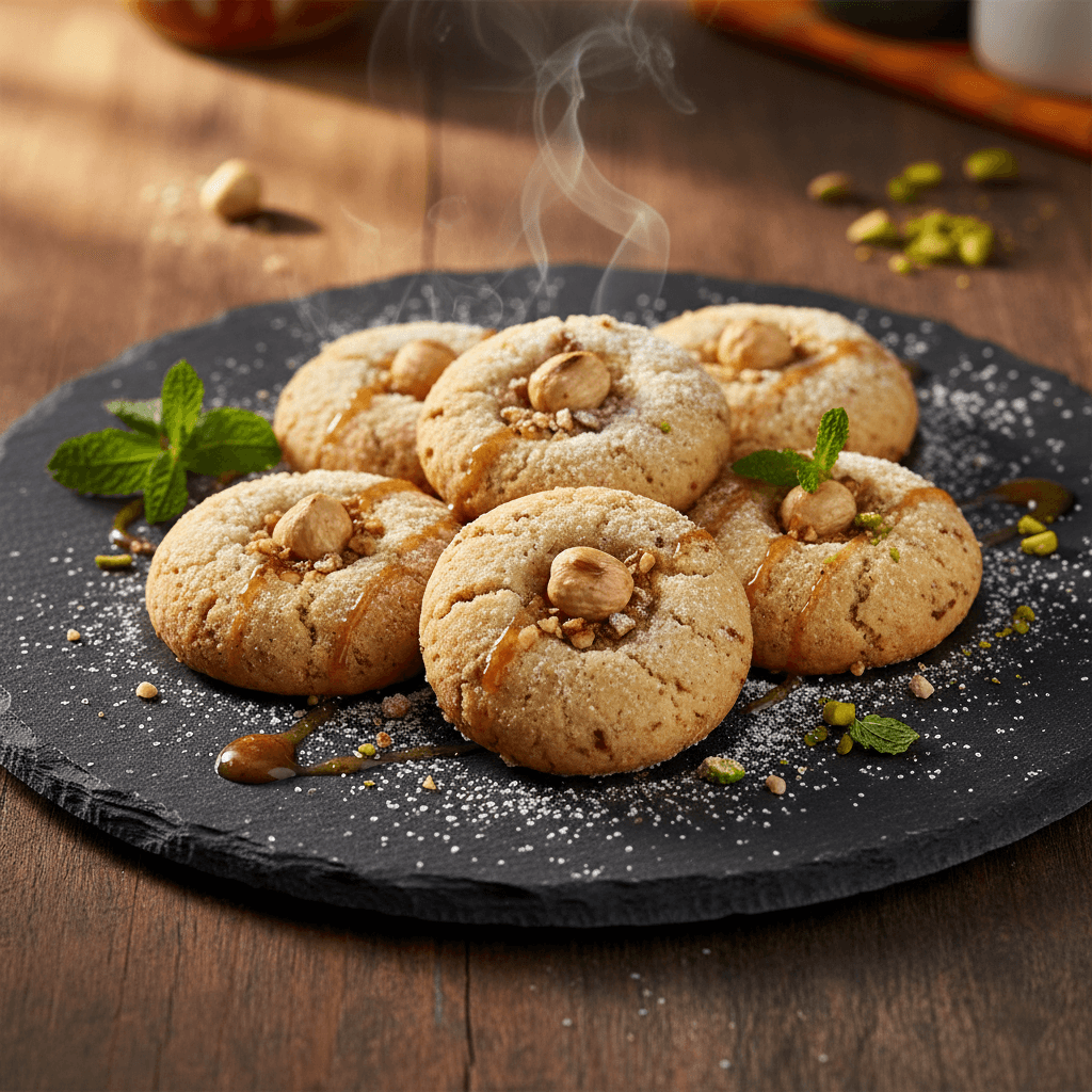 Fındıklı Tahinli Kurabiye tarifi görseli - 15 kişilik, 125 TL maliyet