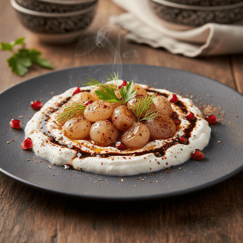 Yoğurtlu Soğan Mezesi tarifi görseli - 4 kişilik, 98 TL maliyet