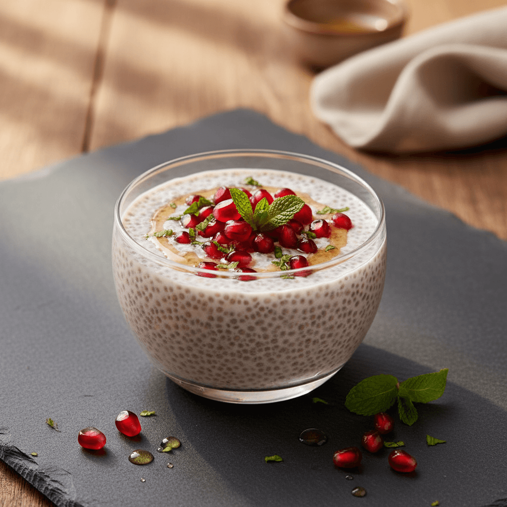 Narlı Chia Pudingi tarifi görseli - 1 kişilik, 131 TL maliyet