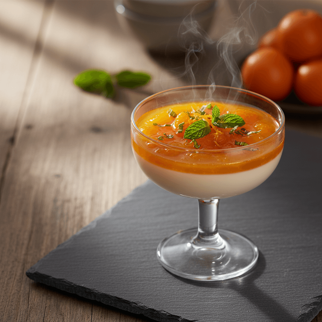 Mandalina Soslu Muhallebi tarifi görseli - 4 kişilik, 30 TL maliyet