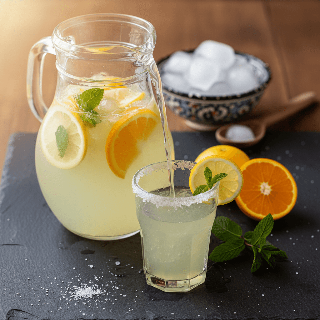 Ev Yapımı Limonata tarifi görseli - 4 kişilik, 33 TL maliyet