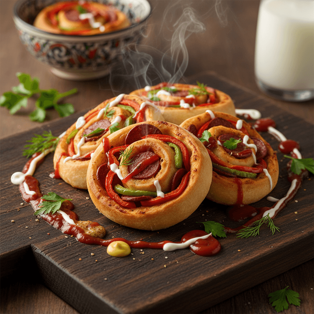Rulo Pizza tarifi görseli - 6 kişilik, 470 TL maliyet