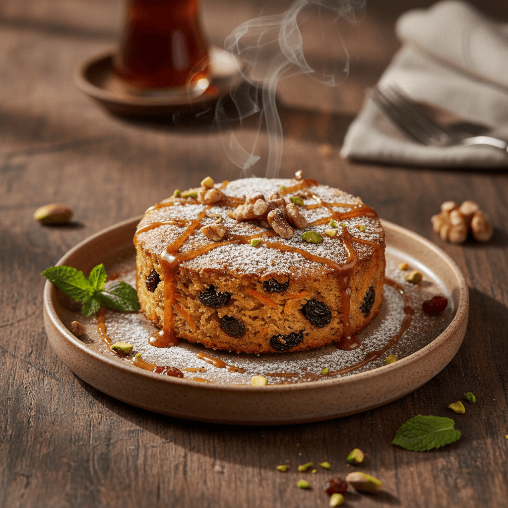 Havuçlu Tarçınlı Kıyır Kek tarifi görseli - 8 kişilik, 263 TL maliyet