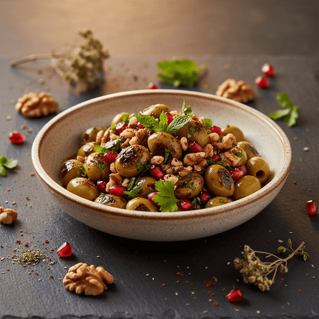 Zahterli Ekşili Zeytin Salatası tarifi görseli - 2 kişilik, 129 TL maliyet