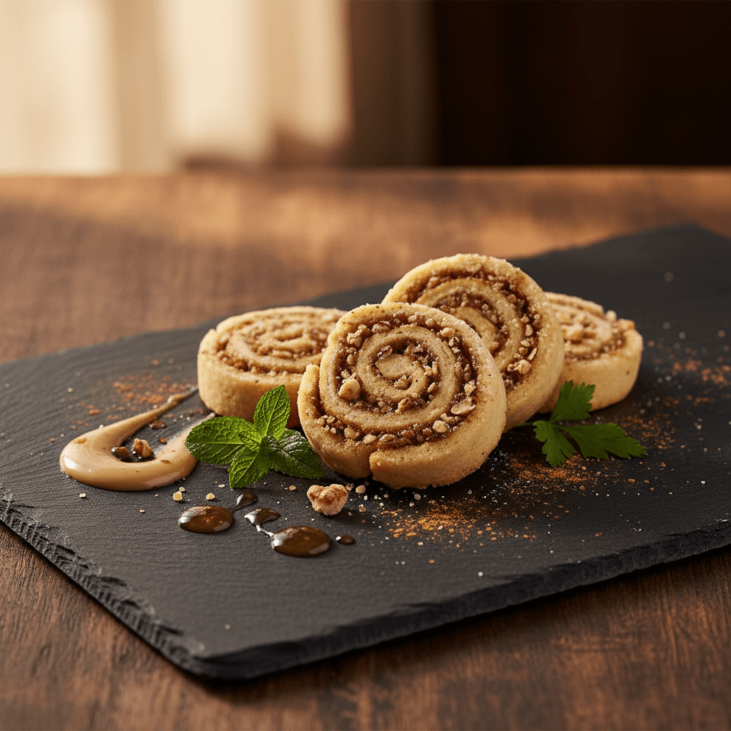 Tahinli Cevizli Rulo Kurabiye tarifi görseli - 16 kişilik, 628 TL maliyet
