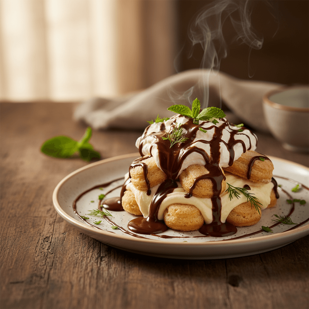 Kedidilli Profiterol tarifi görseli - 10 kişilik, 360 TL maliyet