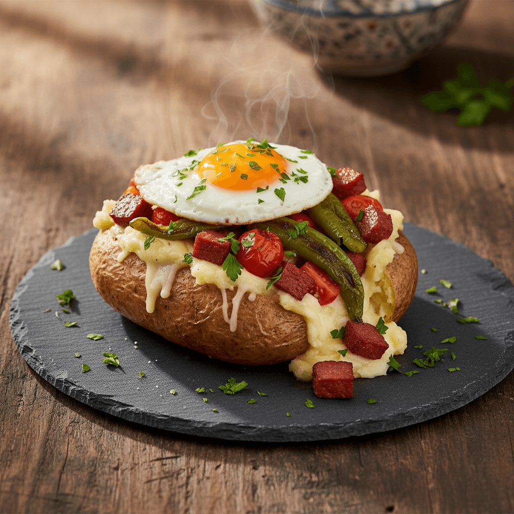 Kahvaltı Kumpiri tarifi görseli - 2 kişilik, 518 TL maliyet