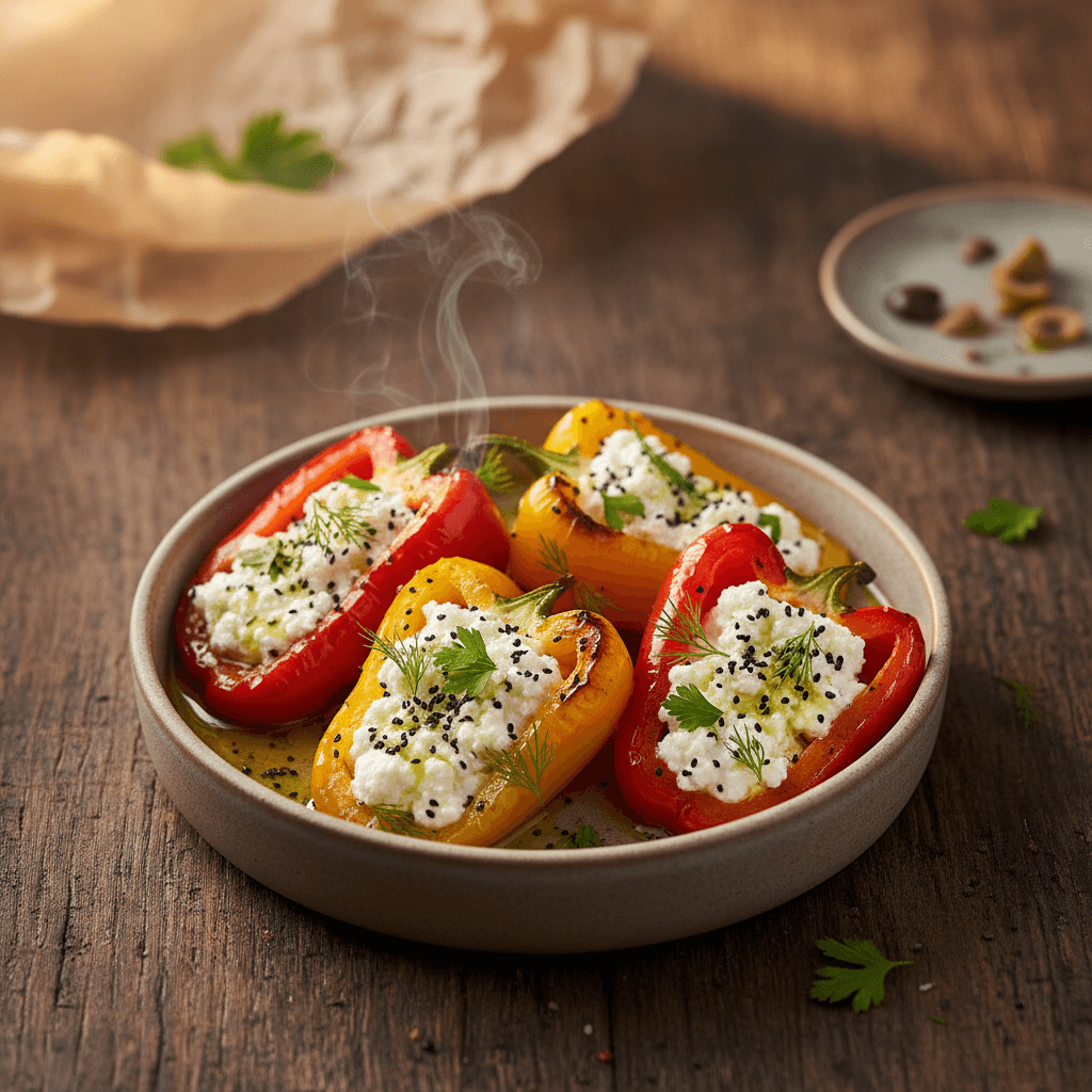 Peynirli Biber Kızartması tarifi görseli - 1 kişilik, 165 TL maliyet