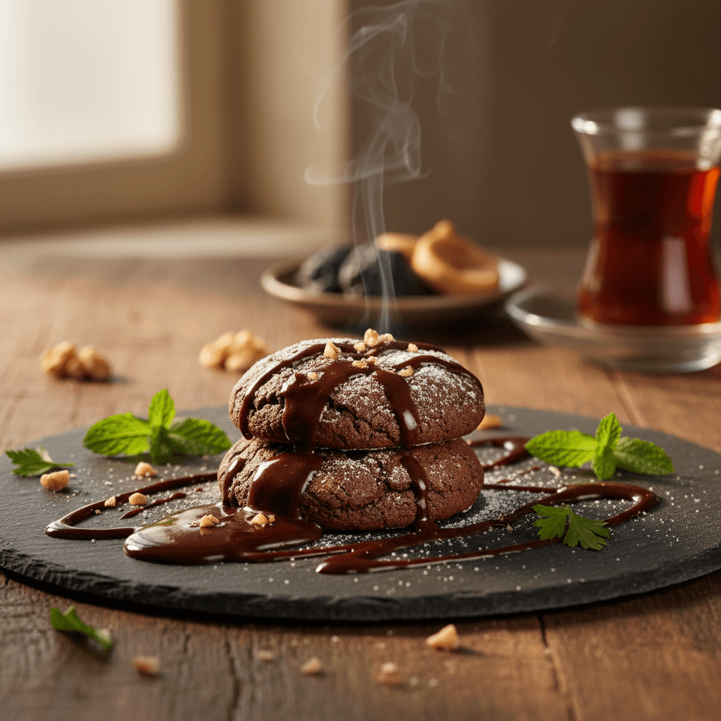 Çikolatalı Brownie Kurabiye tarifi görseli - 20 kişilik, 210 TL maliyet