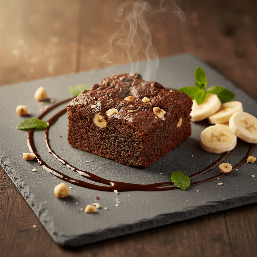 Unsuz Fit Brownie tarifi görseli - 4 kişilik, 498 TL maliyet
